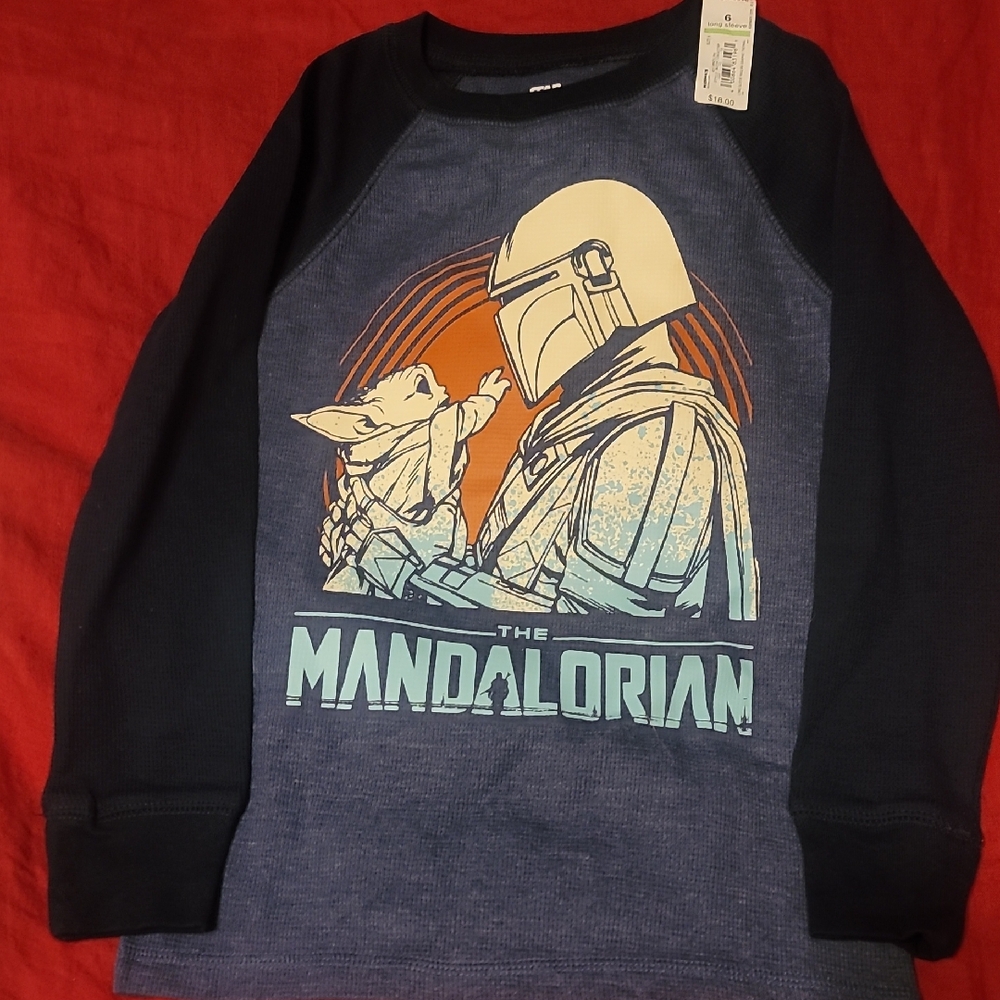 Kids Navy Blue Long Sleeve Shirt
